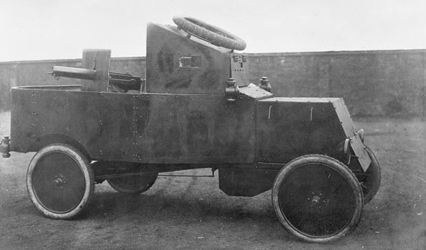 Ford armoured car used on the Eastern Front by the Armoured Car Expeditionary Force (Russian Armoured Car Division)