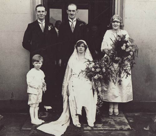 Thomas Jackson and Mary Vera Eileen Clark on their wedding day.