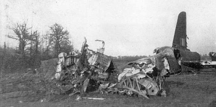 Crash site at Rennes - LJ668