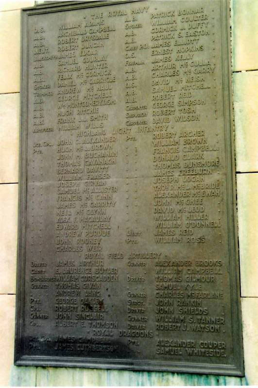 Port Glasgow War Memorial