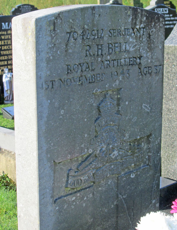 Sergeant Robert  Bell - St Patricks Roman Catholic Churchyard, Maghera