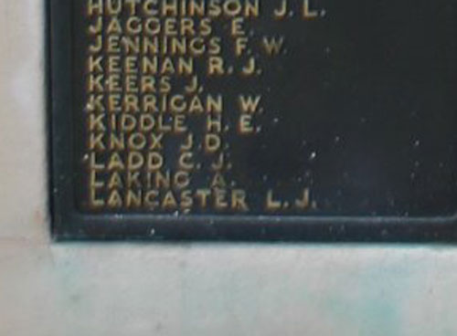 Robert Keenan - Portsmouth Naval Memorial